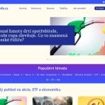 Tradeinfo.cz – náhled webu